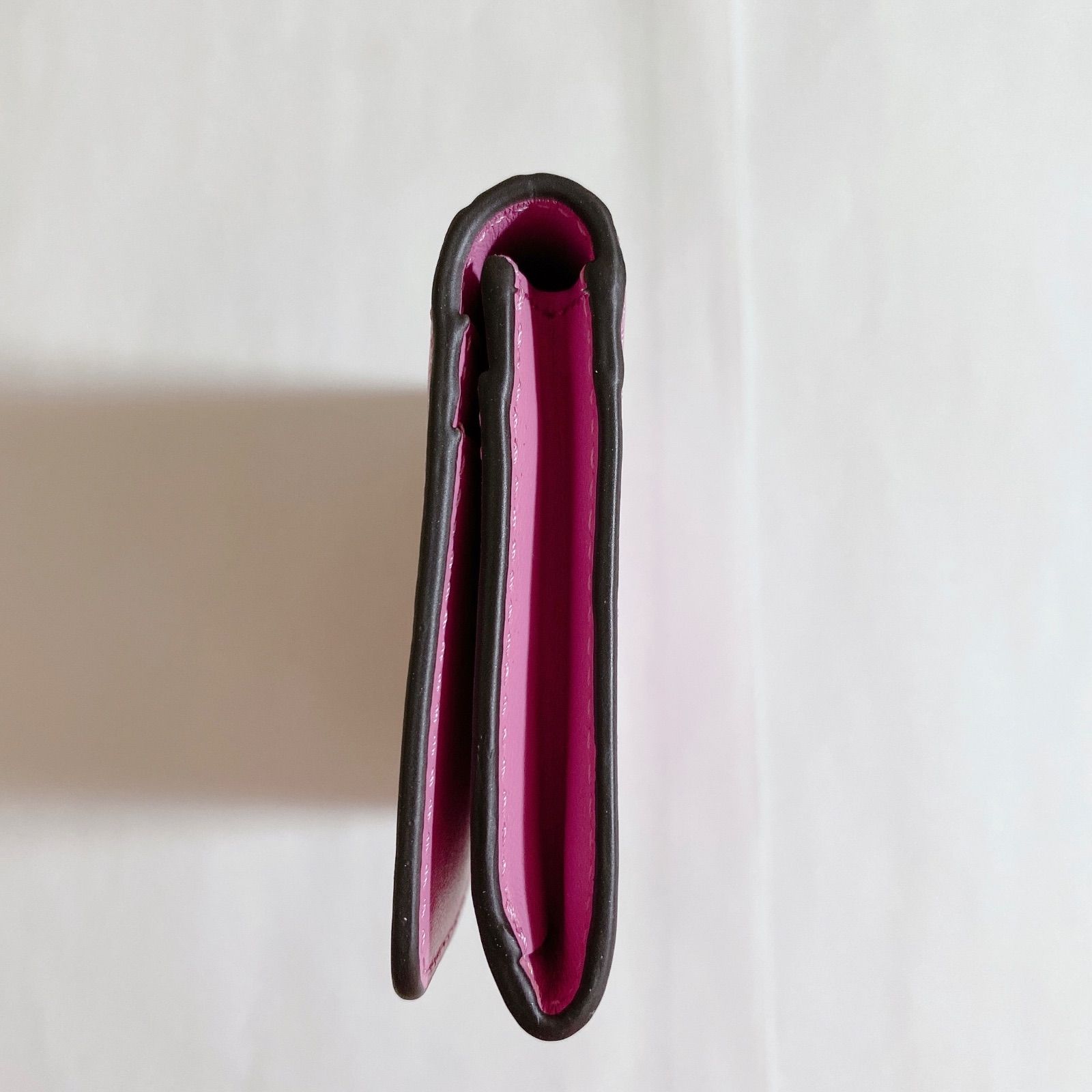 FURLA 【フルラ】 カードケース 名刺入れ レザー ピンク 美品 箱