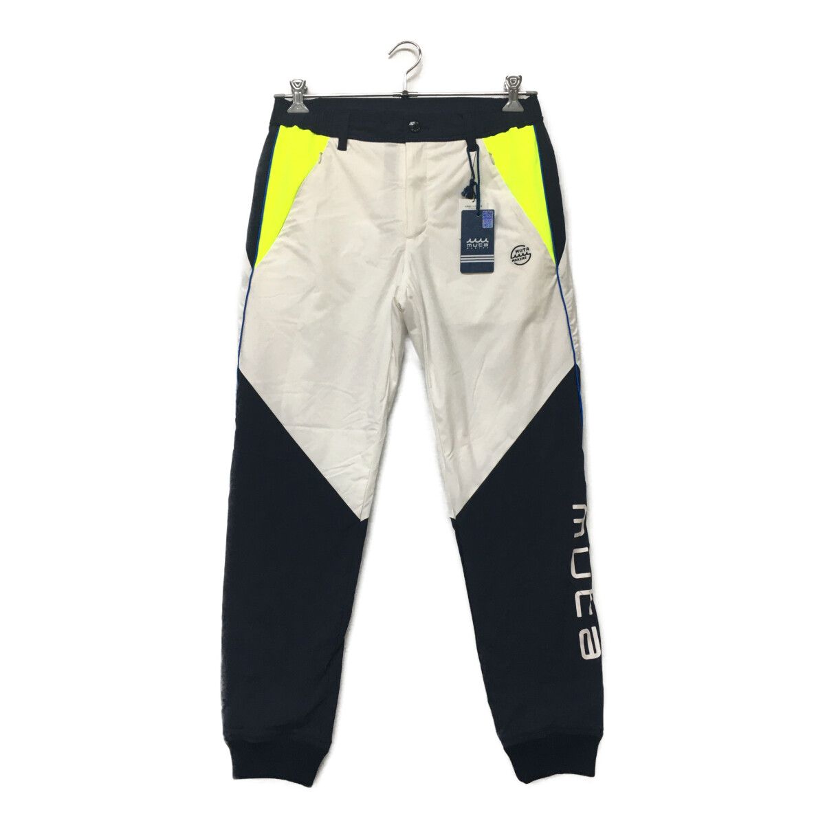 coco 未使用品 ムータマリン muta MARINE メンズ パンツ 5(M) 紺×白 ネイビー×ホワイト トラックパンツ 裏地メッシュ 未使用品 メンズ ムータマリン muta MARINE パンツ 5(M) 紺×白