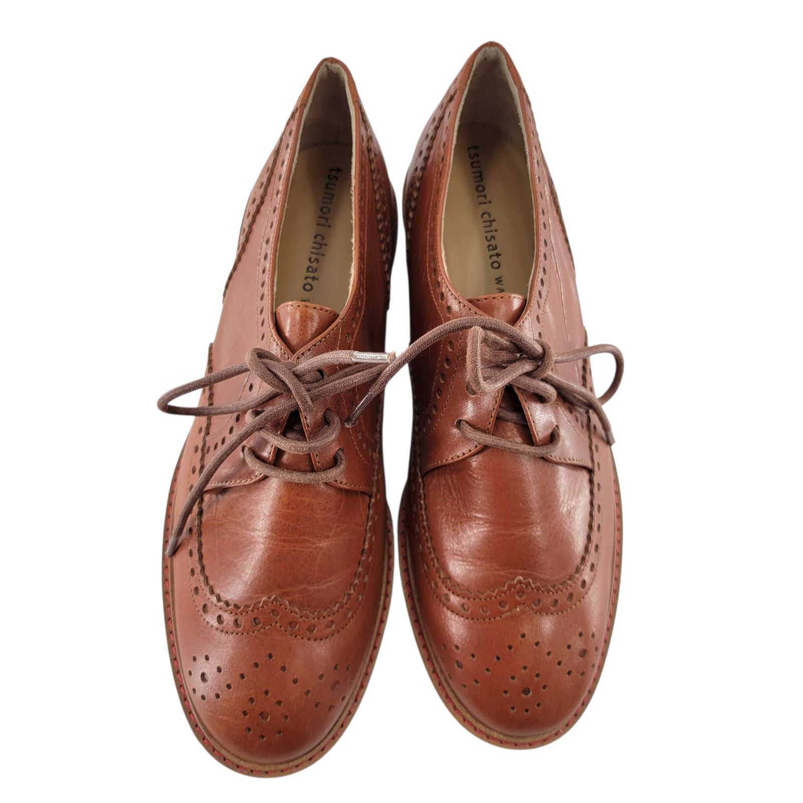 tsumori chisato WALK ツモリチサト ウイングチップレースアップ
