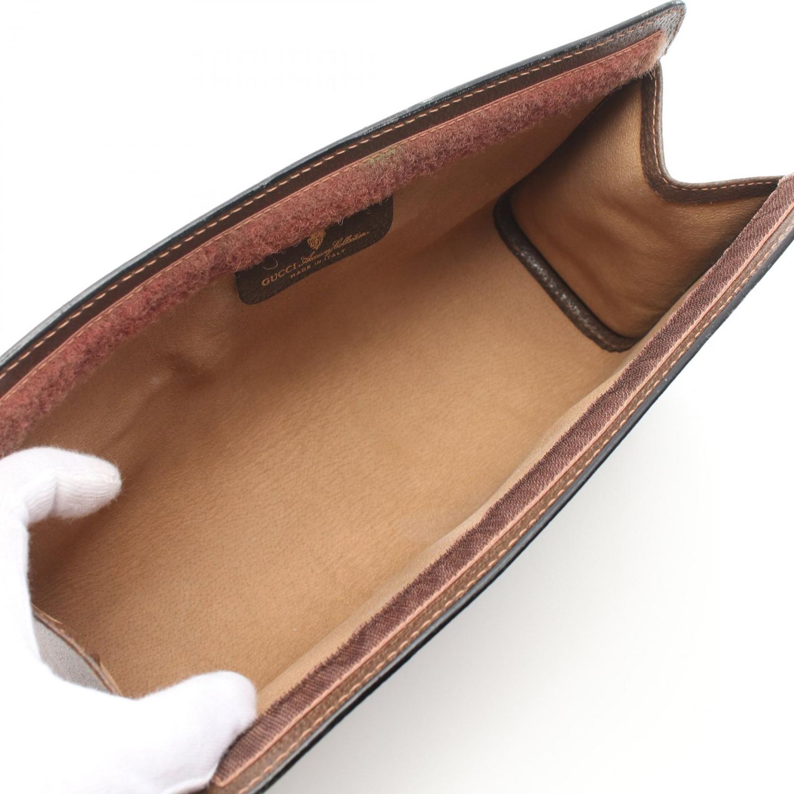 GUCCI グッチ オールドグッチ GGプラス シェリーライン セカンドバッグ