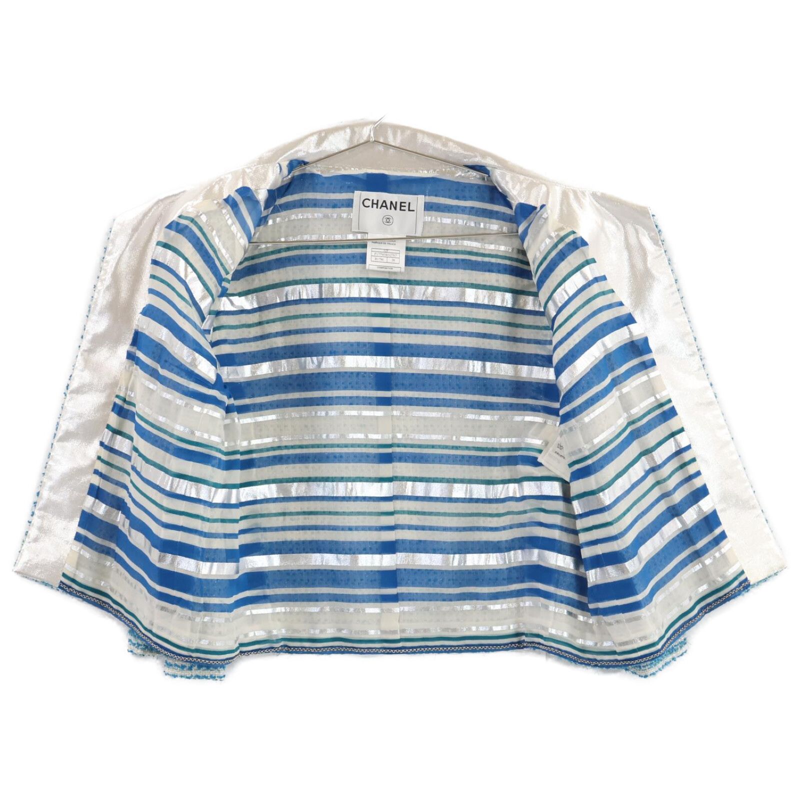 CHANEL シャネル 国内正規 P17790W02767 01P パールボタン  