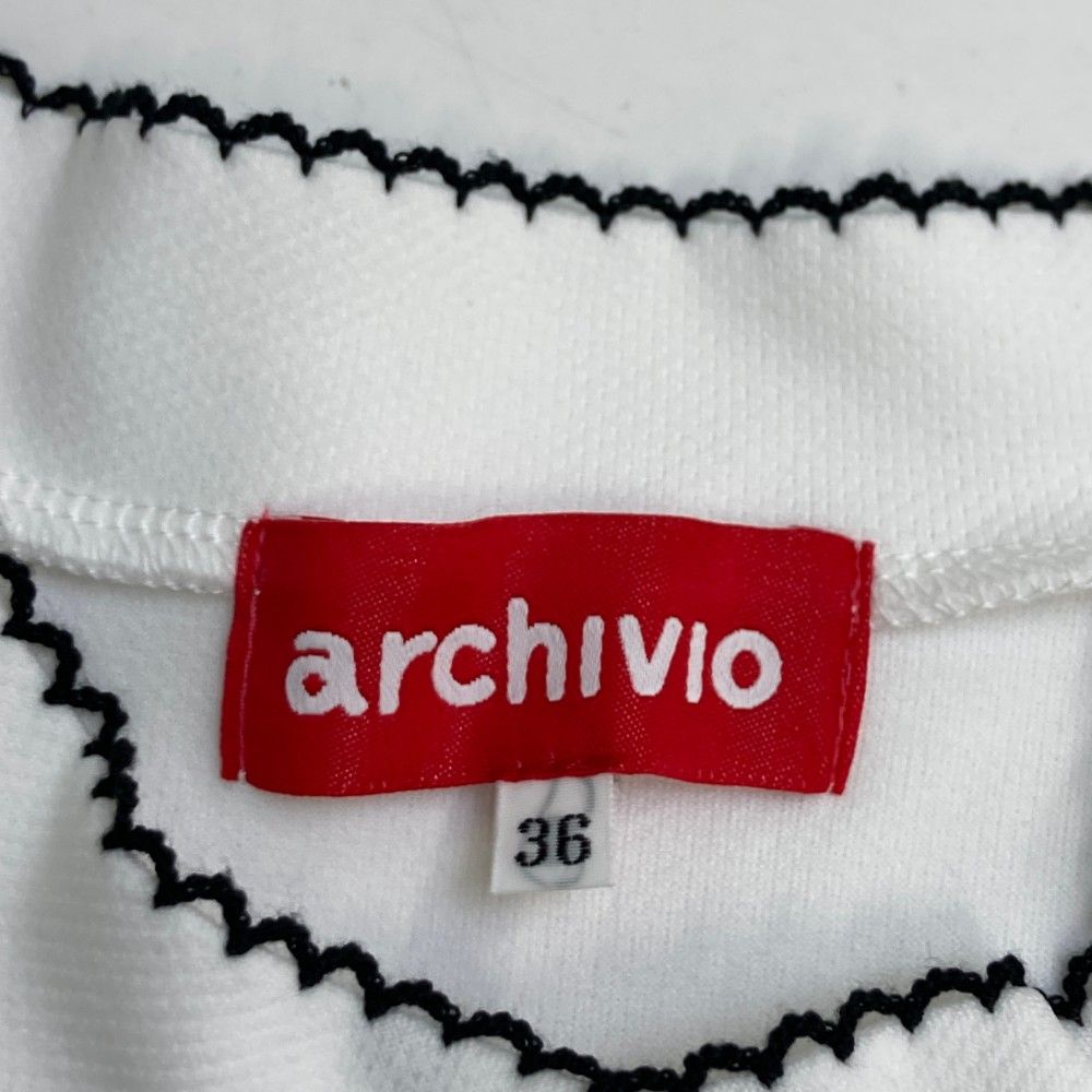 サイズ：36 ARCHIVIO アルチビオ モックネックノースリーブ