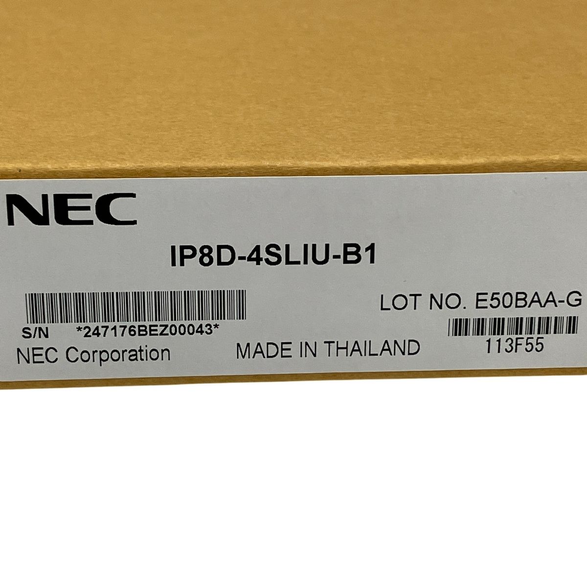 NEC IP8D-4SLIU-B1 回線ユニット 基板 4台接続 み T10345728 MARWIL-DEMENAGEMENTS_CH