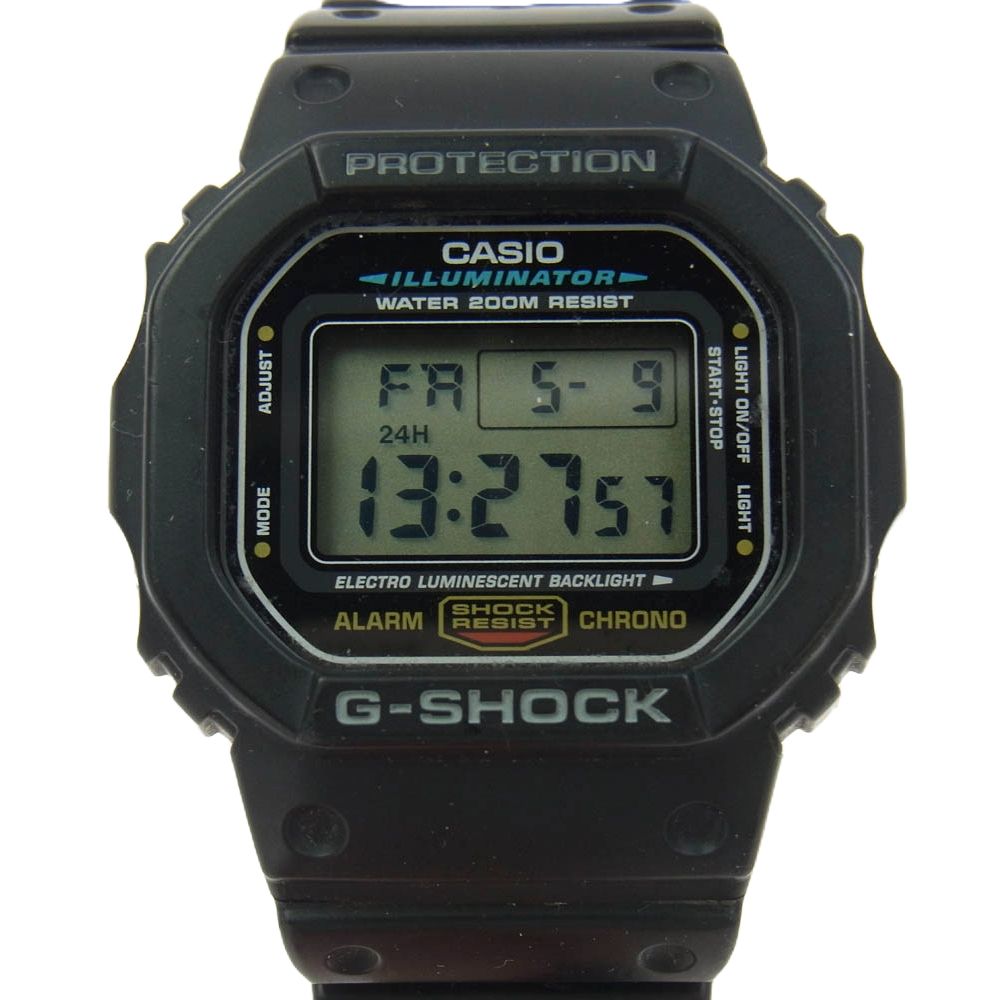 CASIO G-SHOCK カシオ ジーショック DW-5600E-1 5600 SERIES スクエアタイプ デジタル 腕時計 ブラック系