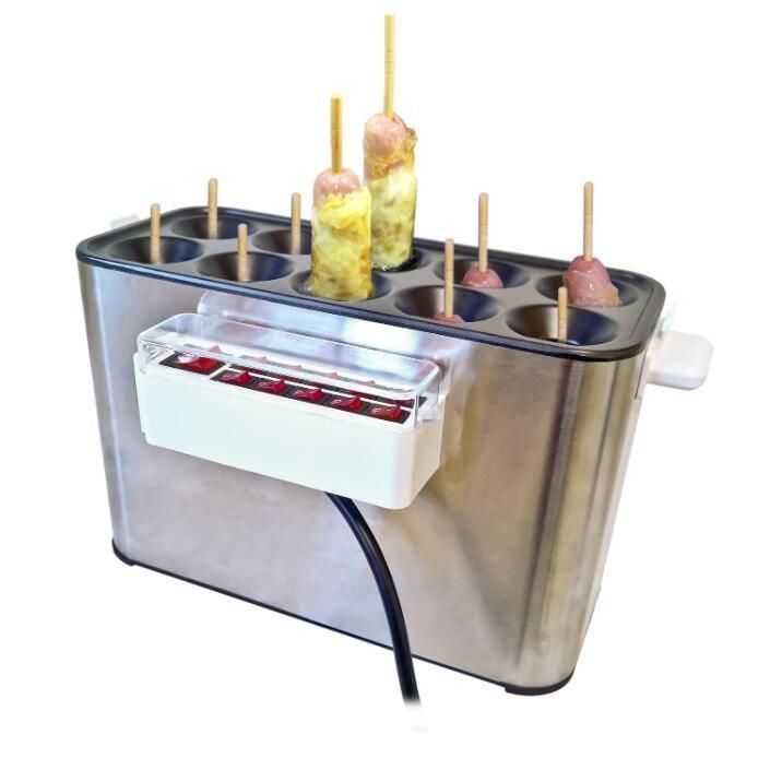 お好み焼きスティック スティック調理器 でるでる棒プロ 業務用タイプ 業務用 全自動 ブラシ 油混ぜ棒 お好み焼き串