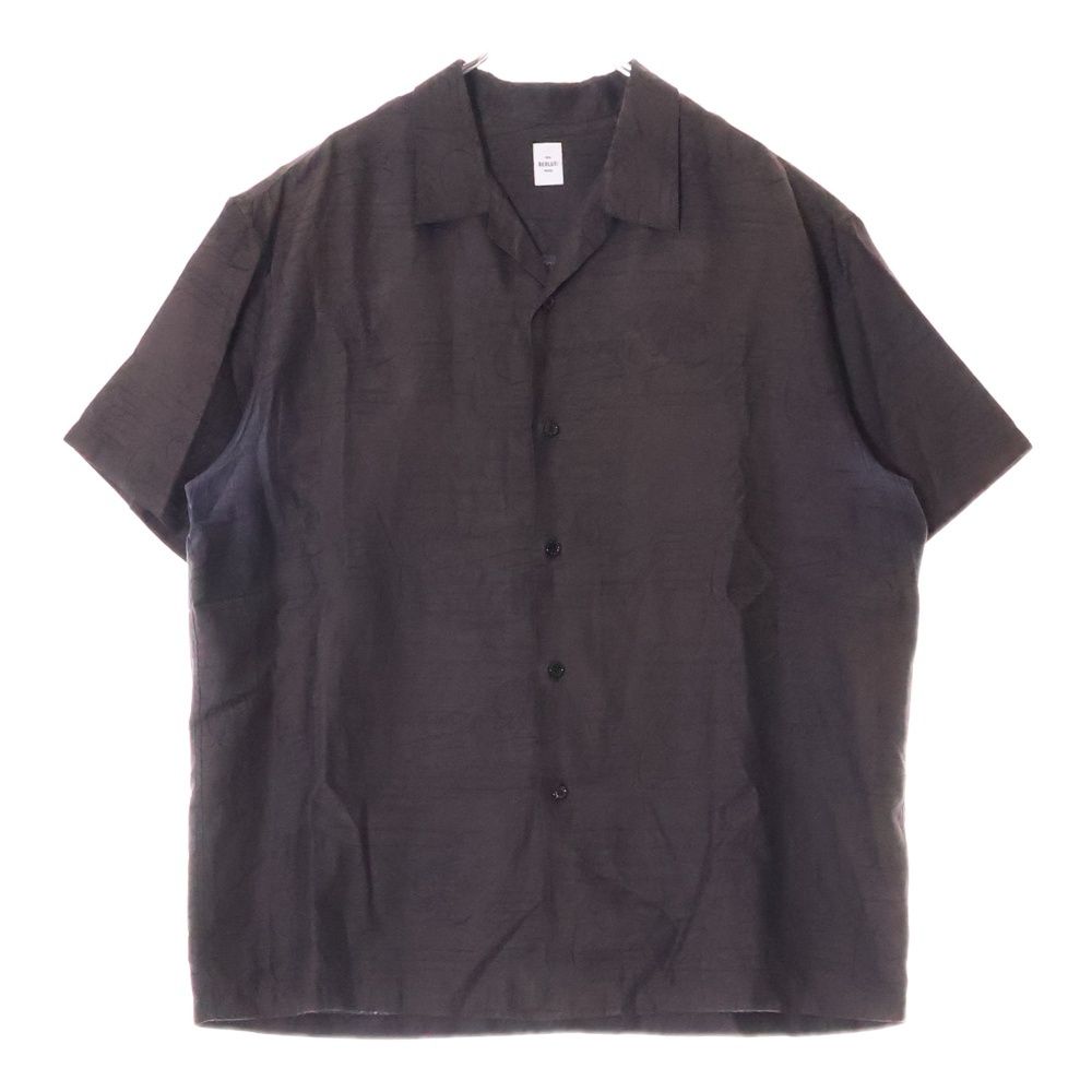 *Berluti*シルクミックス カリグラフィモノグラム 半袖 シャツ Berluti*シルクミックス カリグラフィモノグラム 半袖 シャツ