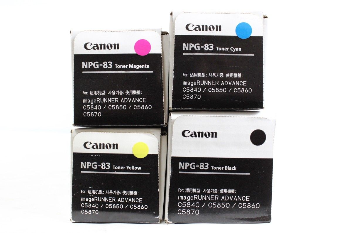 Canon NPG-83 マゼンタ 未使用 CANON 純正 トナー NPG-83 4色（シアン・マゼンタ