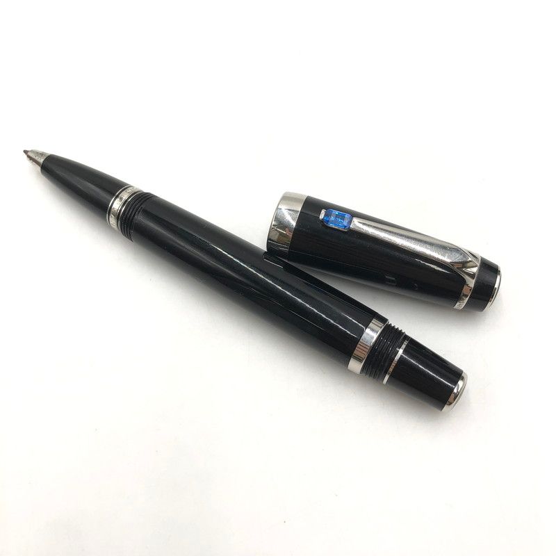 品 MONTBLANC モンブラン BOHEME BLUE BALLPOINT PEN ボエム ブルー ボールペン サファイア ジェムストーン 208-251015-ks-07-tei