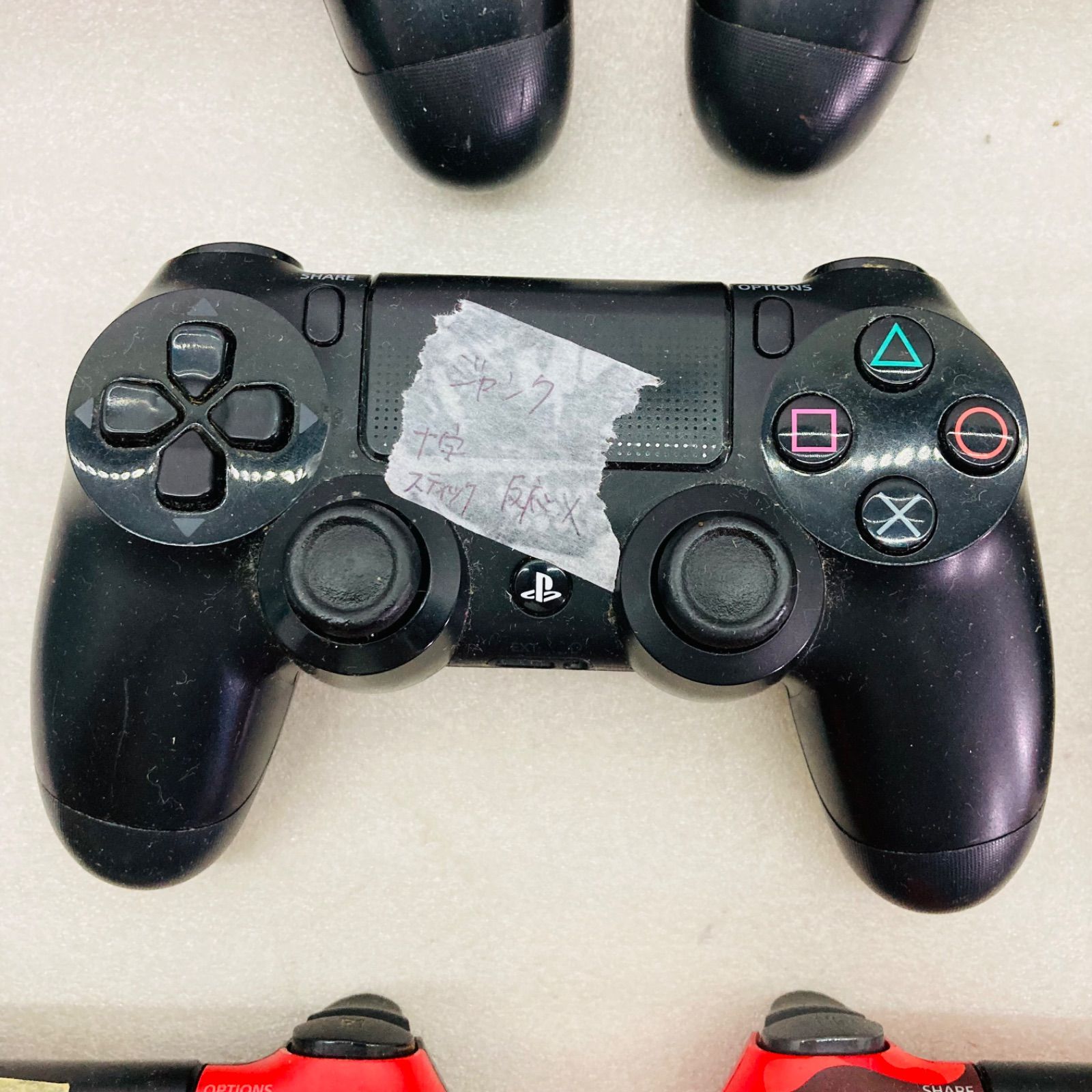 今日のファッション ジャンクまとめ PS4 コントローラ DUALSHOCK4 ブラック レッド 10個 Playstation4 プレイステーション4 プレステ4 デュアルショック4 AD2