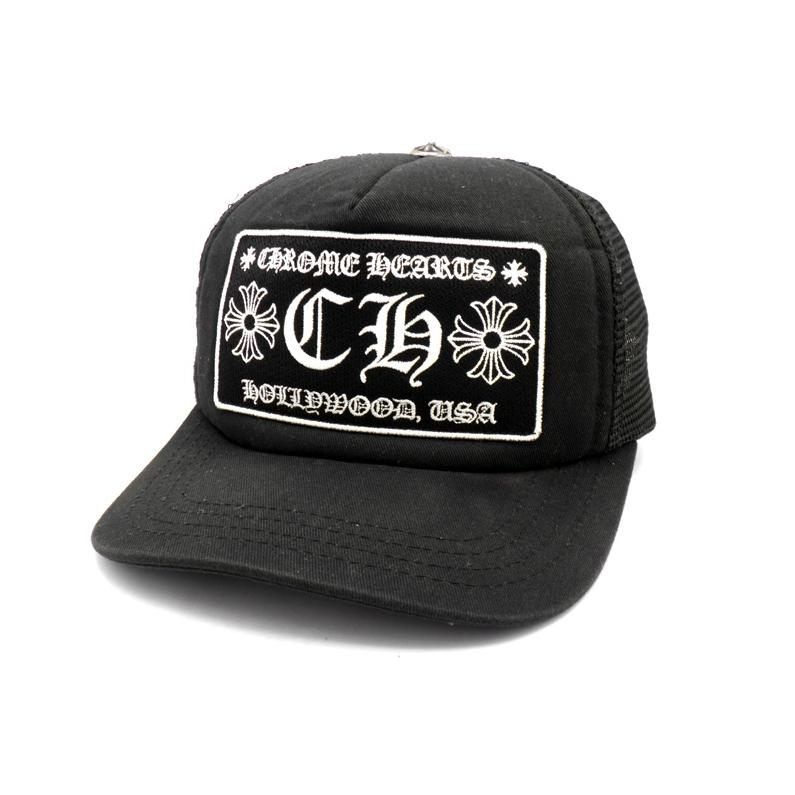 クロムハーツ CHROME HEARTS 【 CH TRUCKER CAP 】 CH 刺繍
