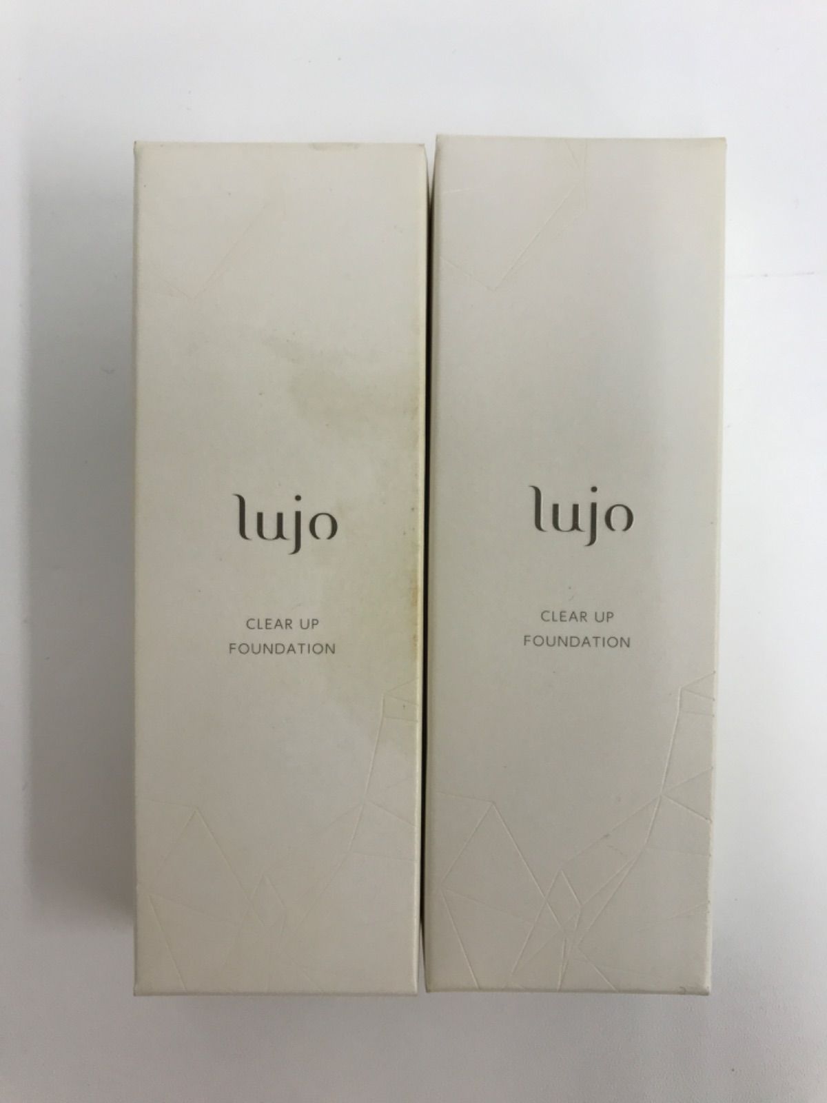 lujo クリアアップファンデーション ライトベージュ 20g✖️2個lujo 