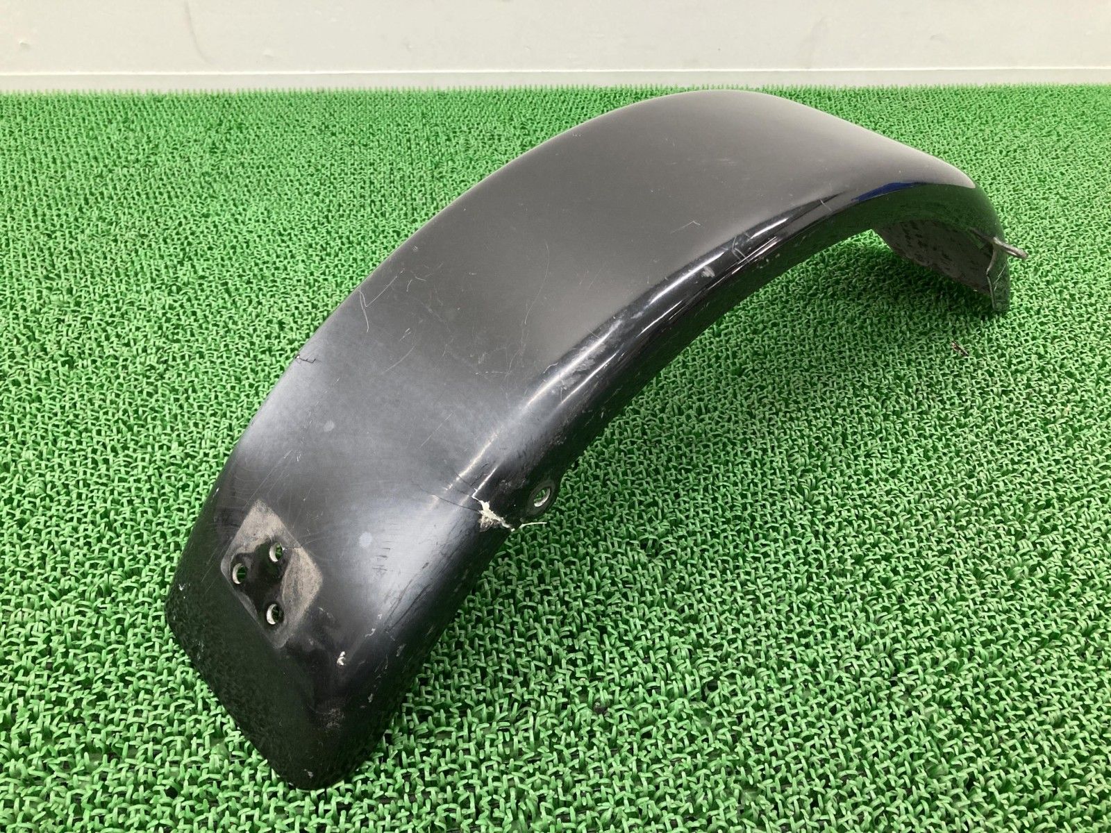 ラフ＆ロード製SR400 SR500 リアフェンダー 黒 社外 中古 バイク 部品
