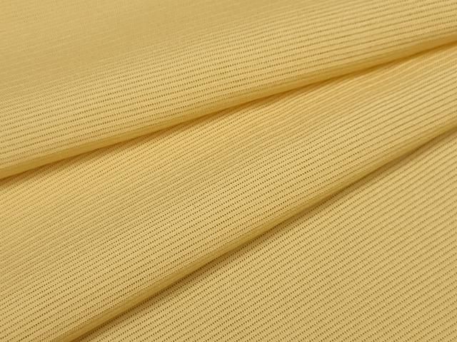 平和屋着物＊夏物 色無地 絽 卵色 正絹 AABB8775sx