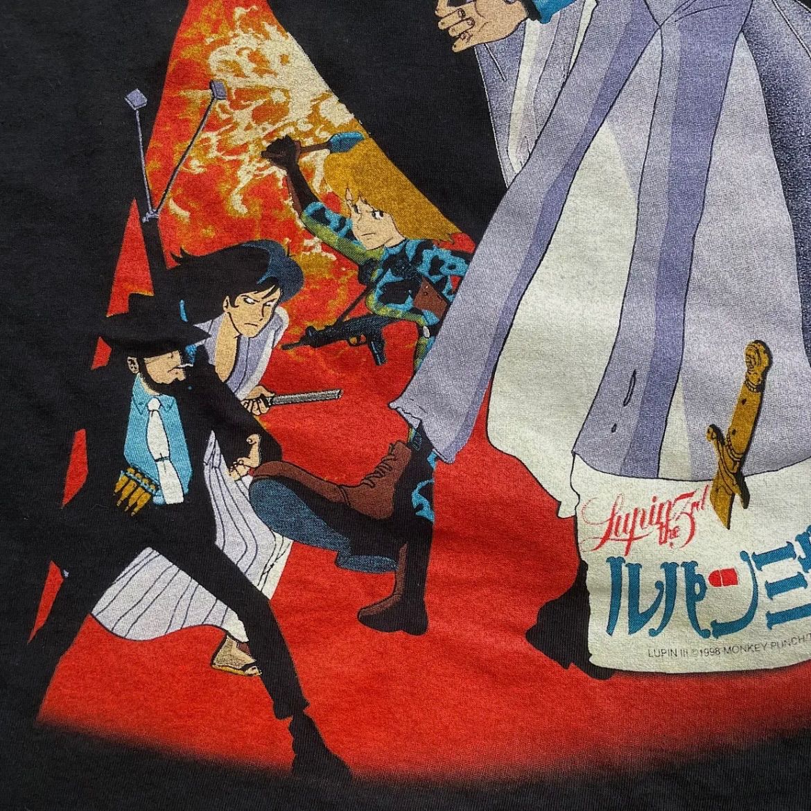 90s Tシャツ ルパン3世 カリオストロの城 ルパン 映画 ヴィンテージ 