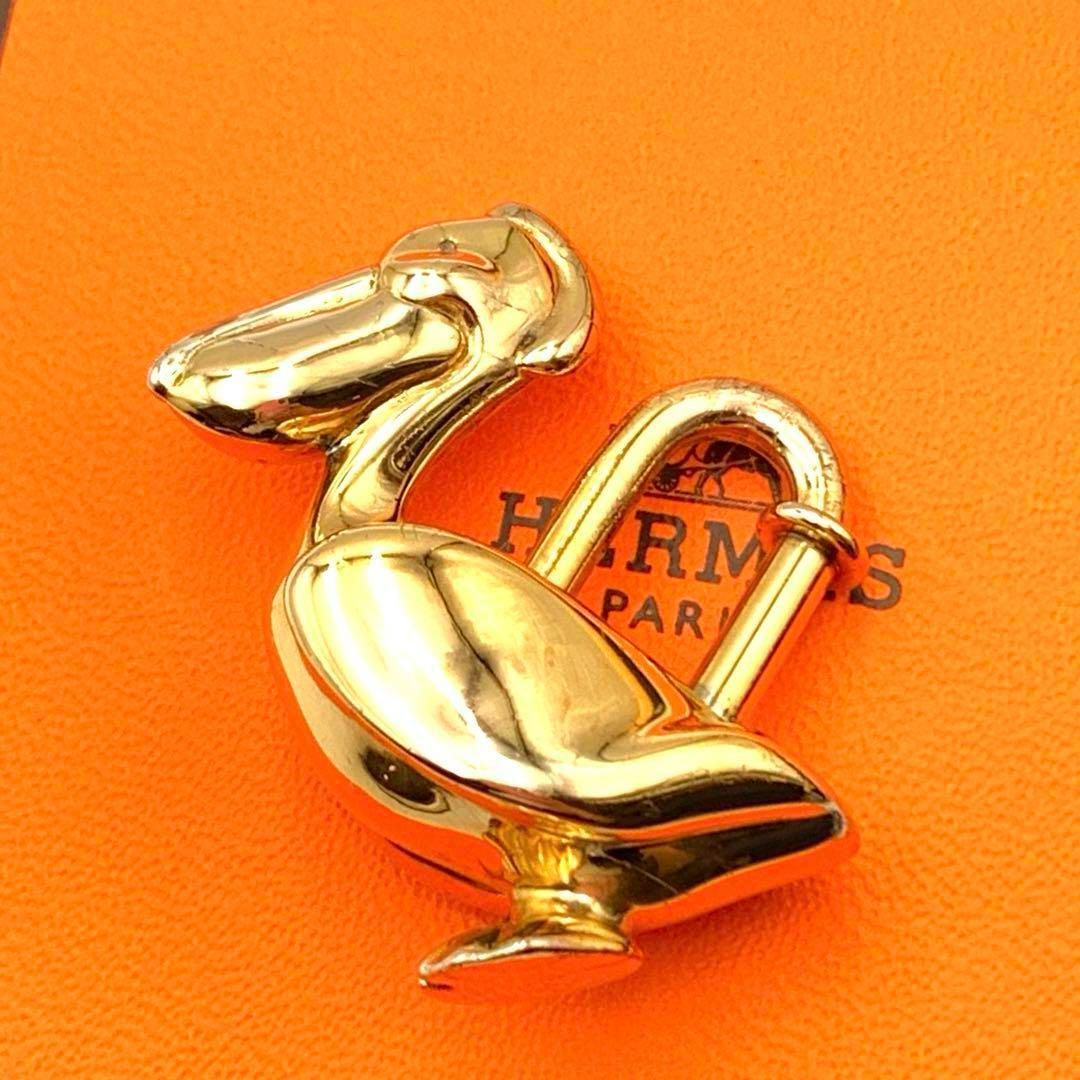 HERMES1992年限定ペリカン HERMES エルメス カデナ ペリカン 1992年限定 ゴールド チャーム