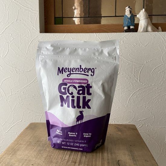 日本から発送ですぐにお届け★メインバーグ　ゴートミルク　ヤギミルク　Meyenberg Whole Powdered Goat Milk 340ｇ　12oz
