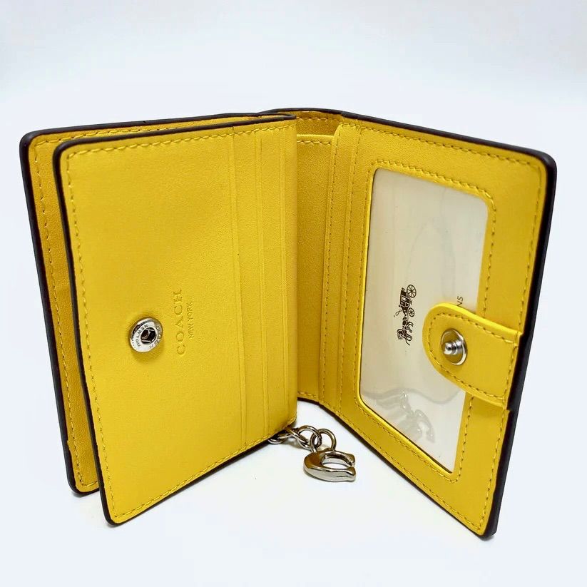 COACH コーチ　折り財布　カナリー　黄色　イエロー　二つ折り財布 楽天市場】☆コーチ COACH アウトレット 成人祝い メンズ 財布 二
