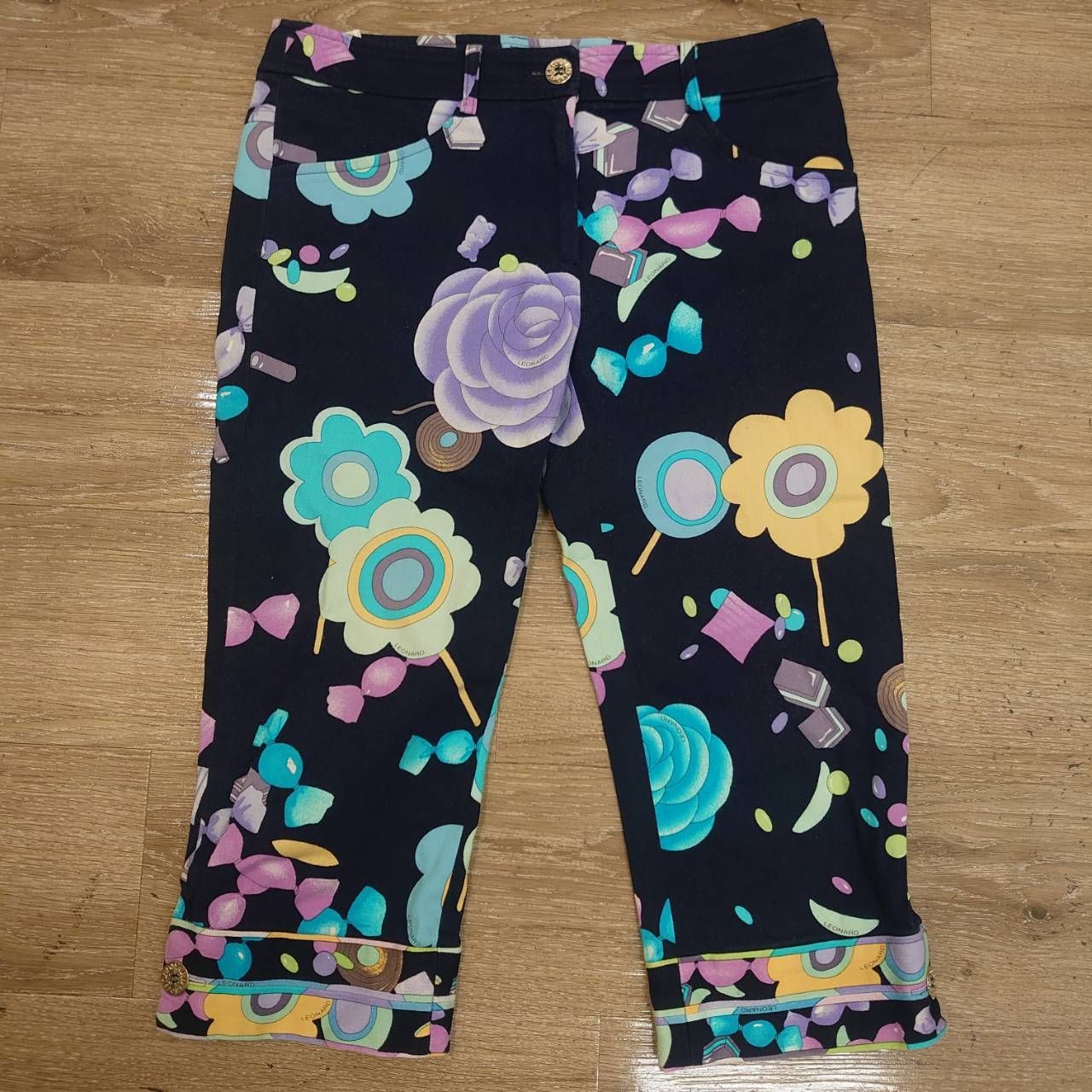LEONARD SPORT サブリナパンツ キャンディ柄 size 64