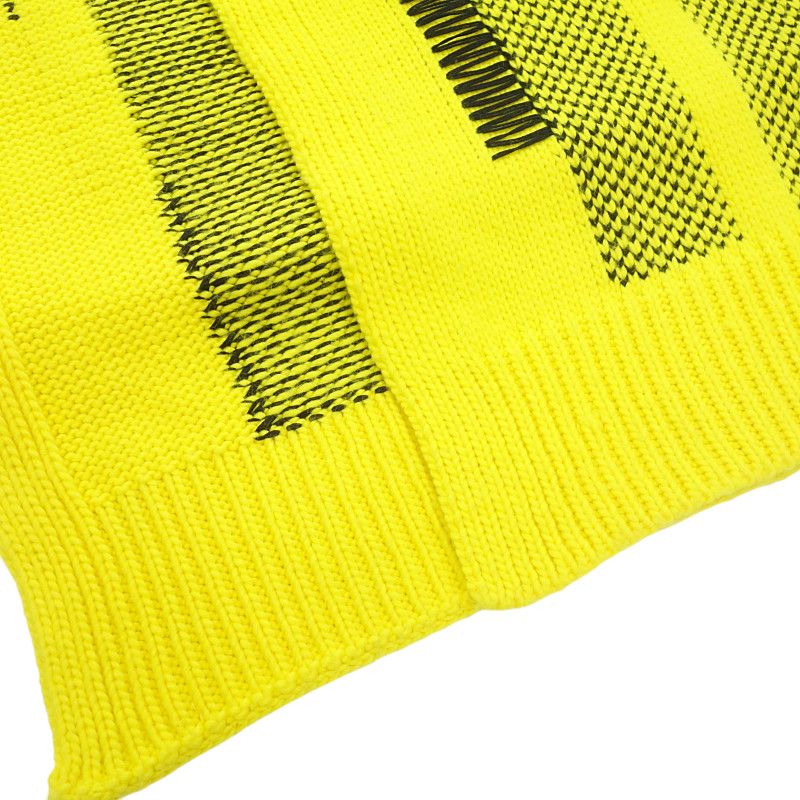 Y-3 KNIT SCARF ニット ロング マフラー 黄 新品 未使用 ワイスリー/Y-3 18AW KNIT SCARF ニット 大判 ストール マフラー