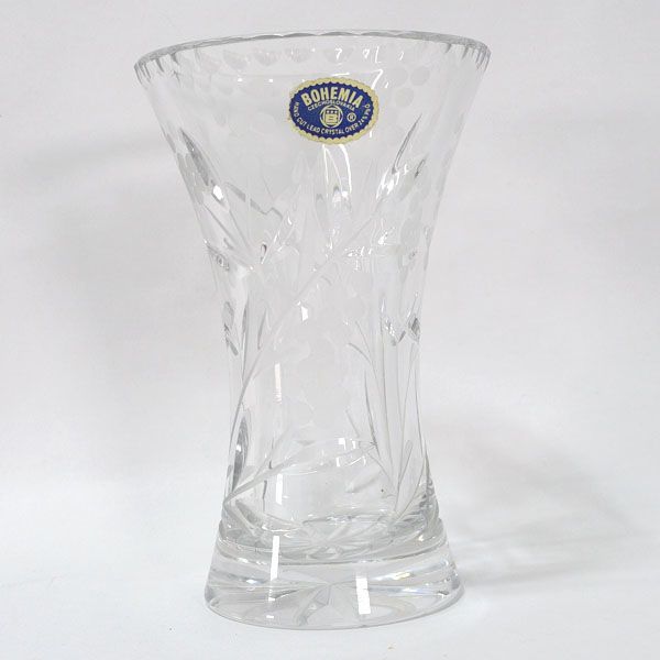 バカラ 花瓶 フラワーベース ボヘミアンクリスタル 花器 ガラス
