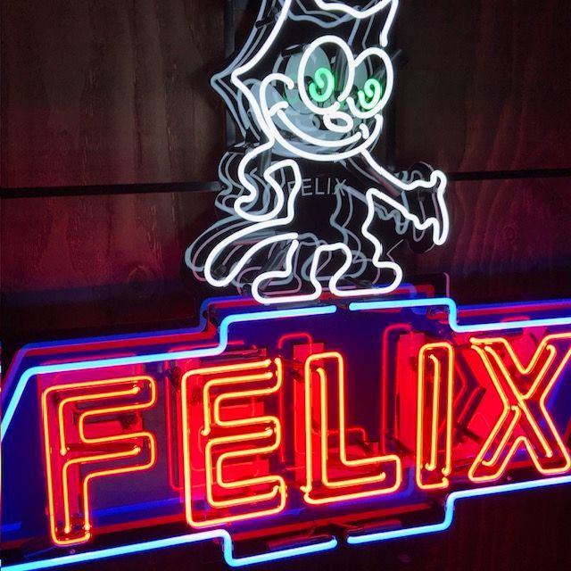 フィリックス Felix ネオン 看板 シボレー ローライダー インパラ ...