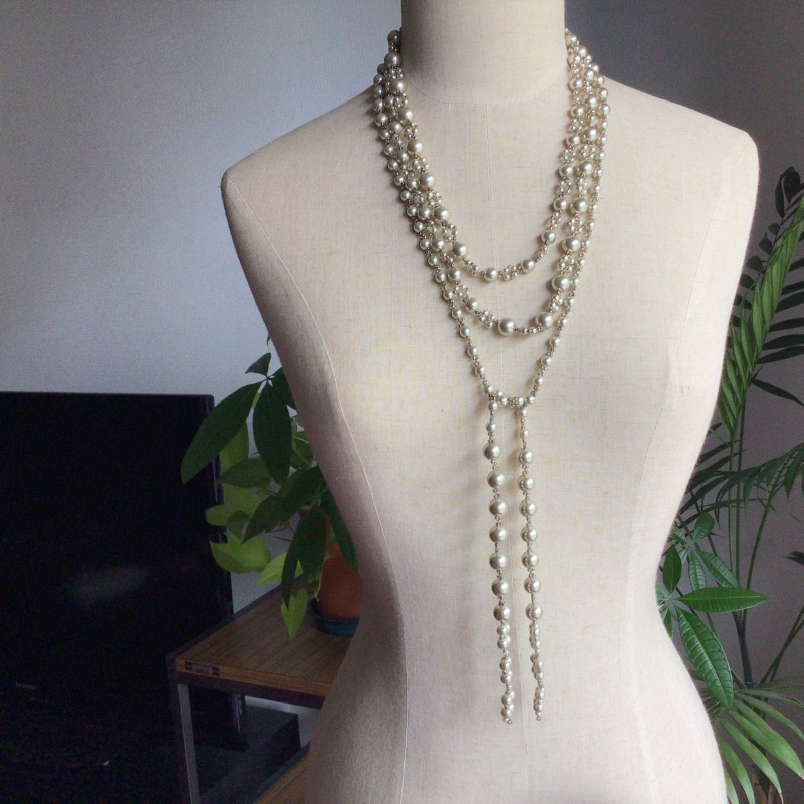 ネックレス ペーパーチェーン タイニー ホールチェーン シルバー925