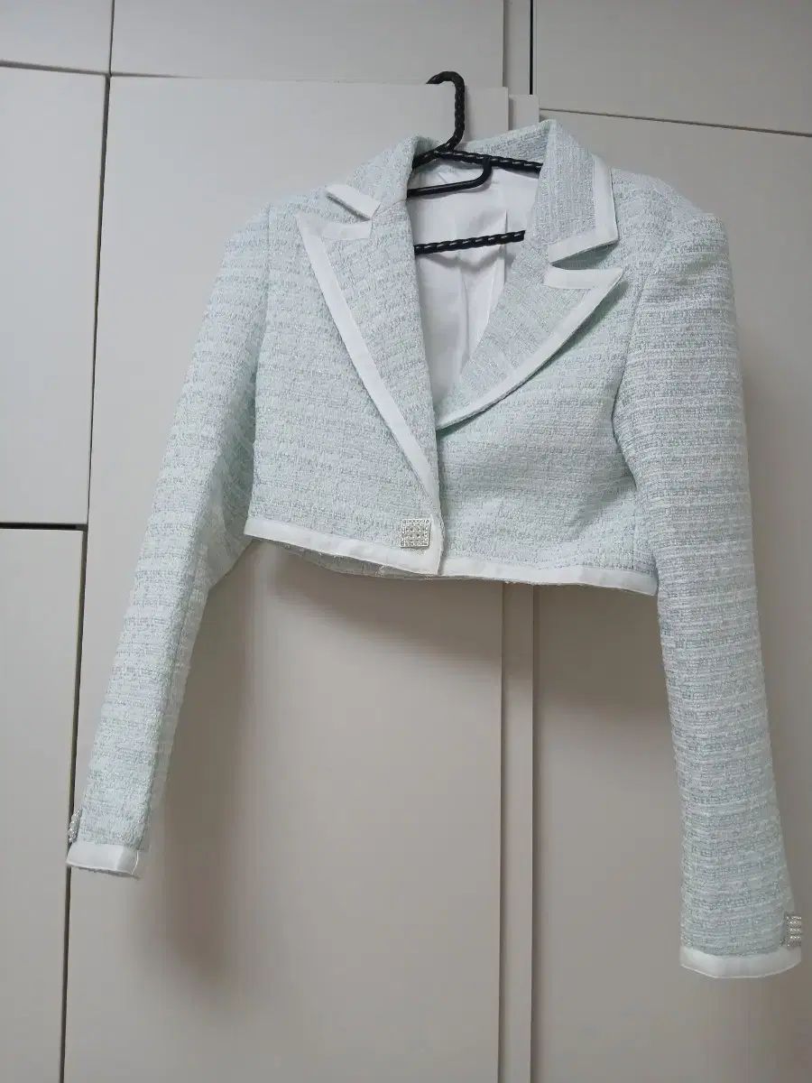  ツイード セットアップ ライトブルー 55 その他 ビジネススーツ