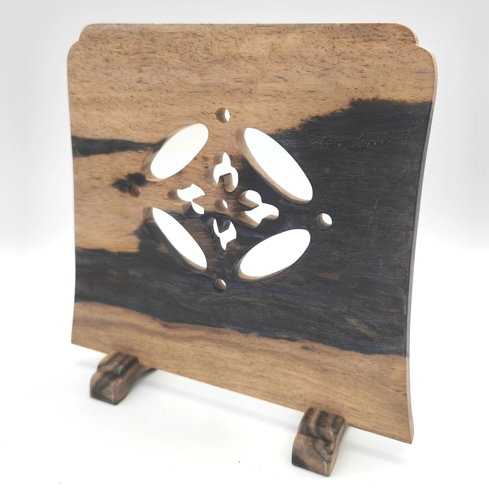 七宝透し 硯屏 書道具 No.251014-01 梱包サイズ60