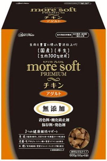 同梱不可 12個セット ペティオ Add.Mate moresoftプレミアムチキンアダルト600g