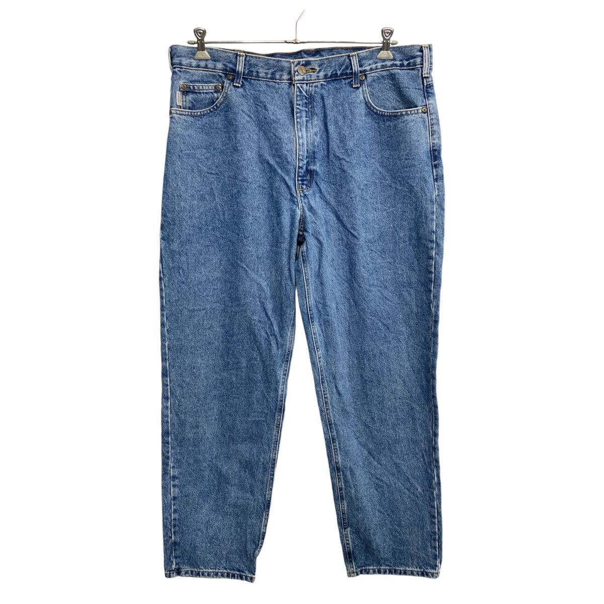 Carhartt デニムパンツ W40 カーハート ビッグサイズ ブルー コットン 古着卸 アメリカ仕入 2410-277