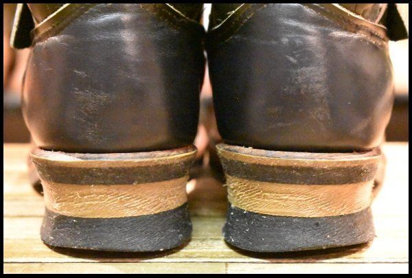  9.5 D PT 91プリント 94年 レッドウィング 2268 エンジニア ブラッククローム スチールトゥ プルオン ブーツ redwing FI 269 エンジニアブーツ ブーツ 革靴