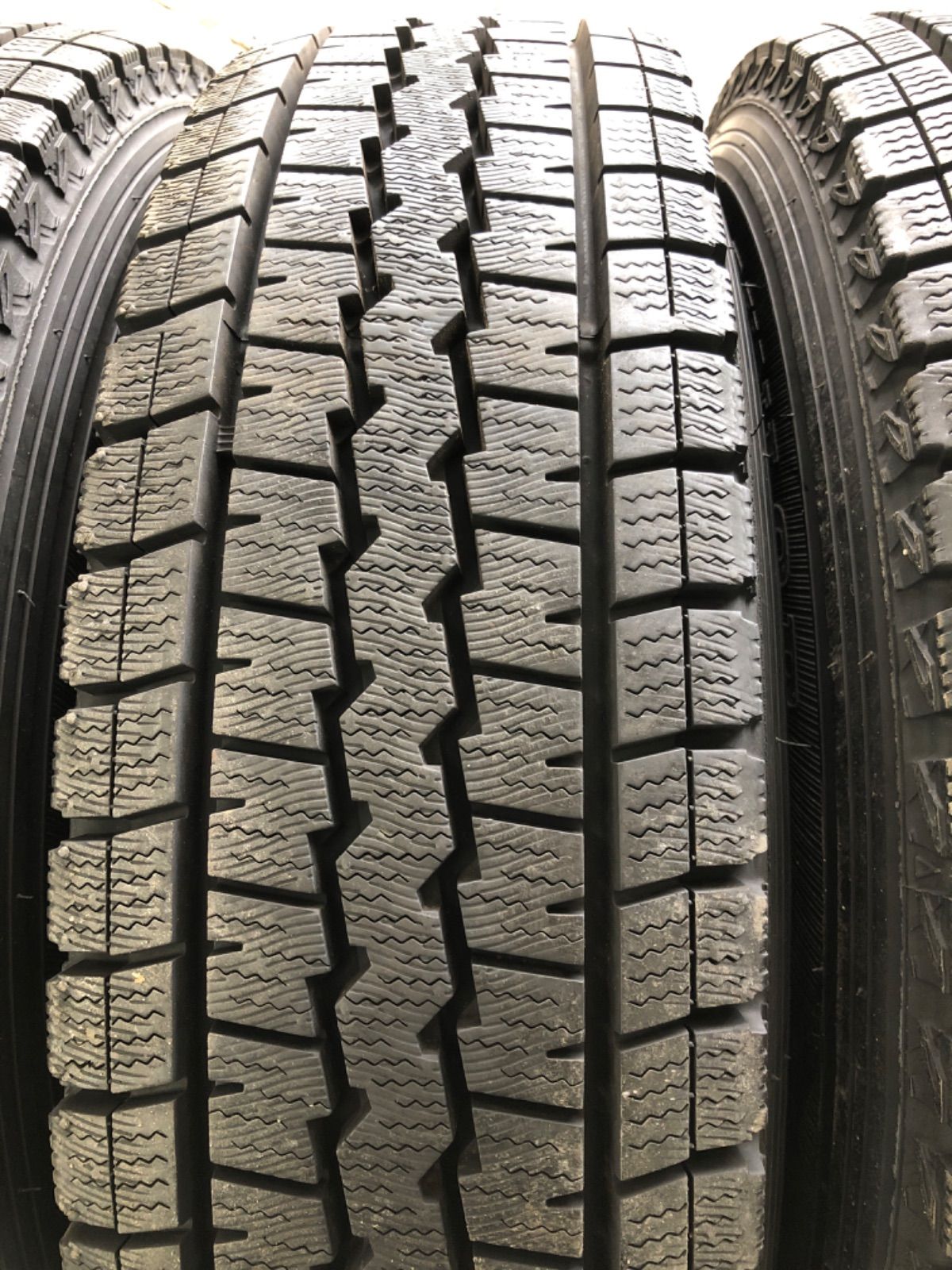 4WD スタッドレス ADバン NY12 165/R14 6PR 2021年 バリ山 ダンロップ winter maxx SV01 アルミ ...