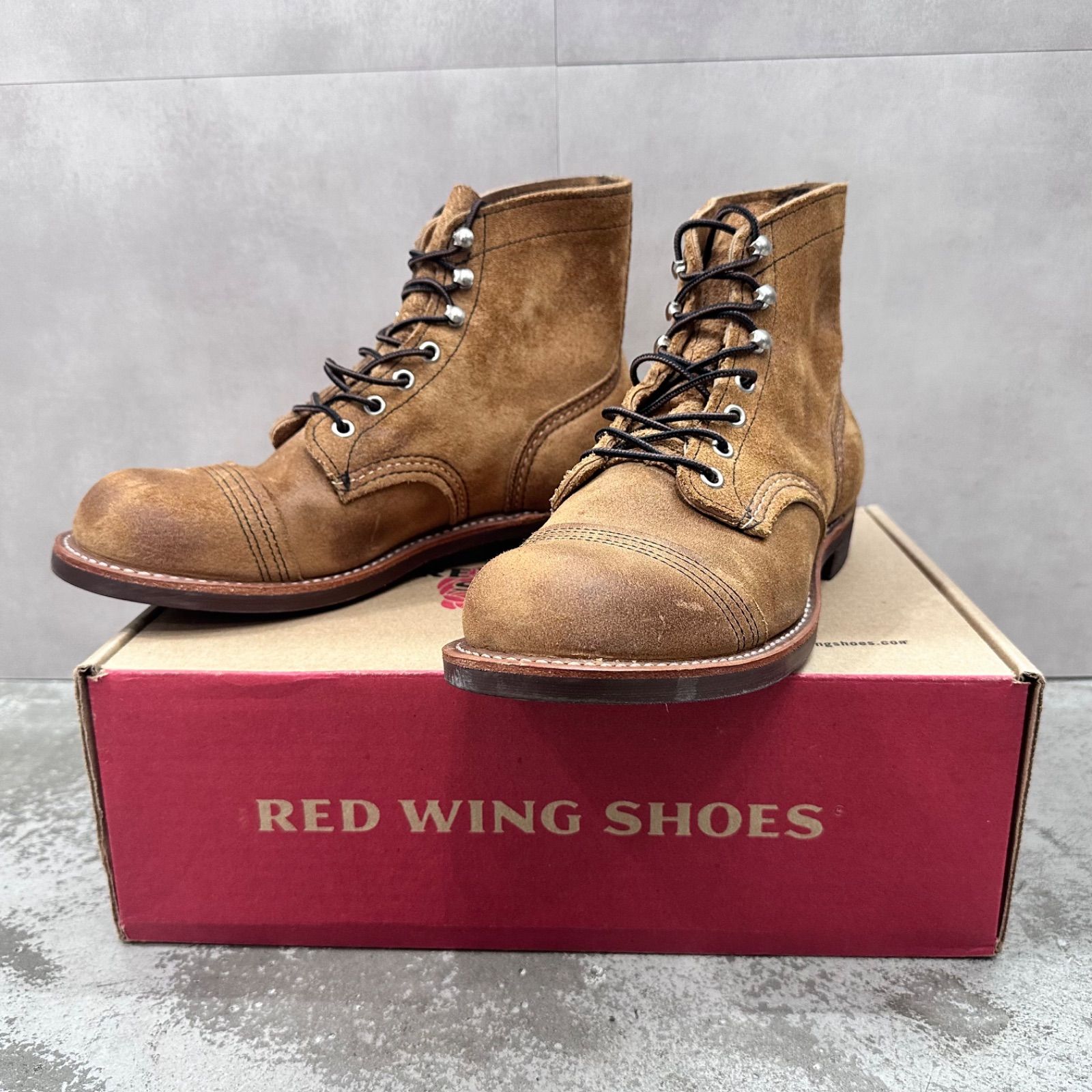 参考上代55550円 RED WING Iron Ranger アイアンレンジャー スエード 