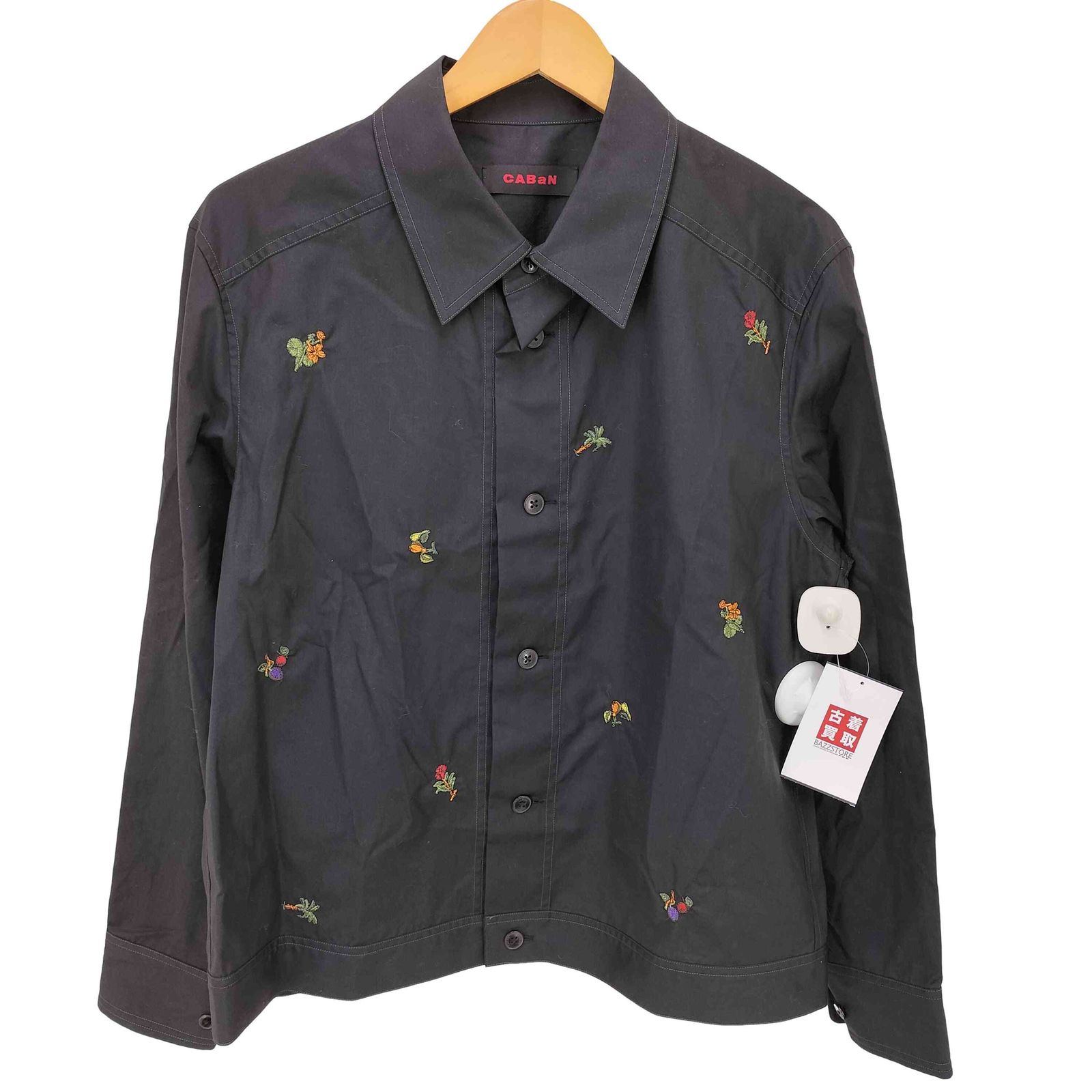 定価47300円】CABAN キャバン コットンエンブロイダリーブルゾン シャツ 定価47300円】CABAN キャバン コットンエンブロイダリーブルゾン シャツ