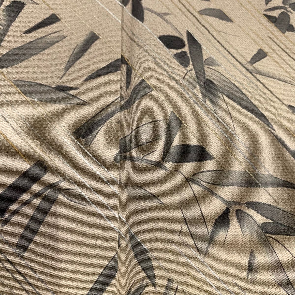 付け下げ スワトウ刺繍 巻物 水引 雲 菊 伝統和模様 着物 114a d
