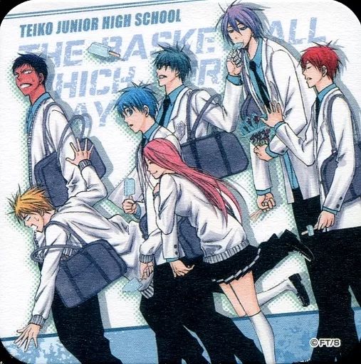 黒子のバスケ アートコースター 2017 コンプリートセット 黒子のバスケ