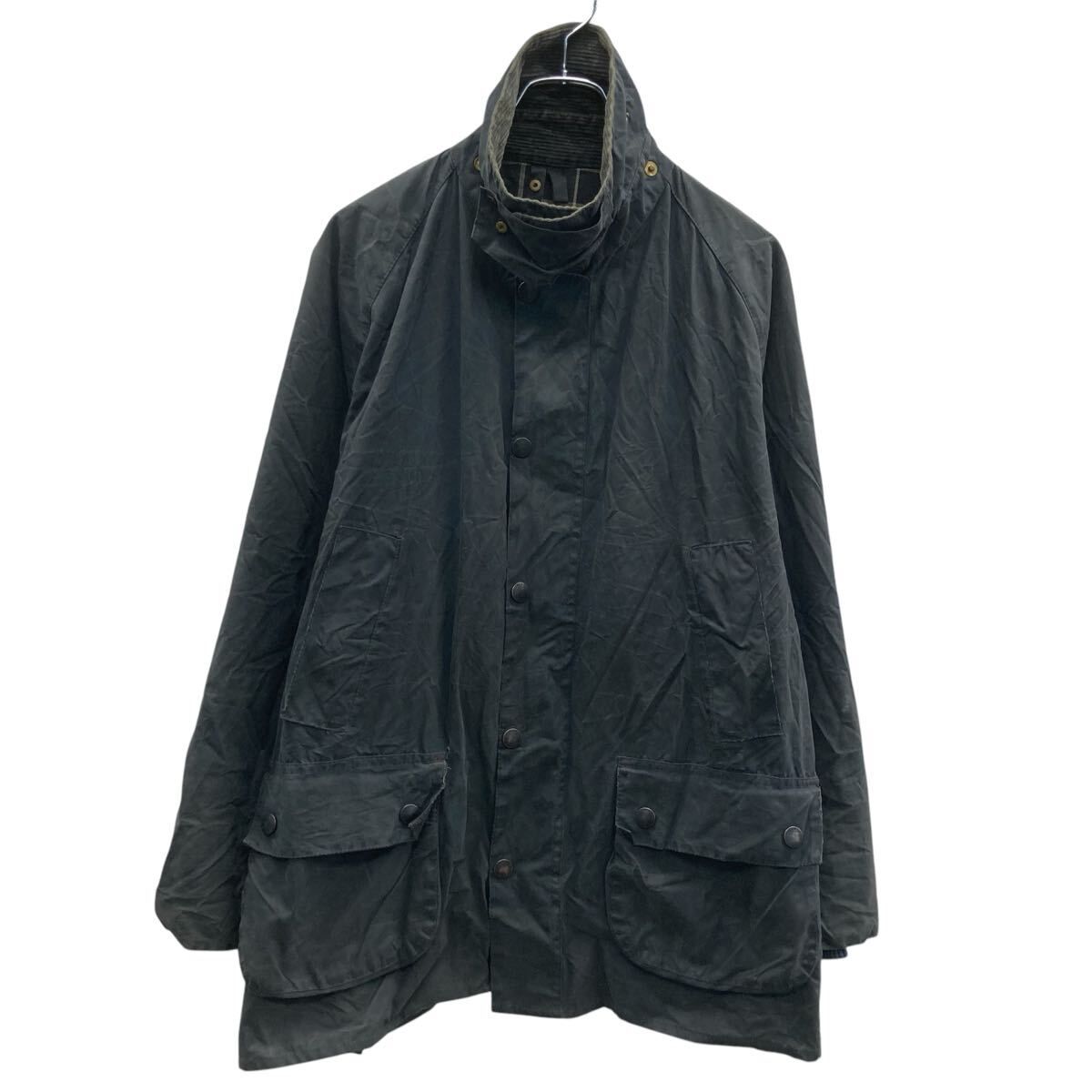Barbour オイルドジャケット C42 ブラック バブアー ジップアップ 