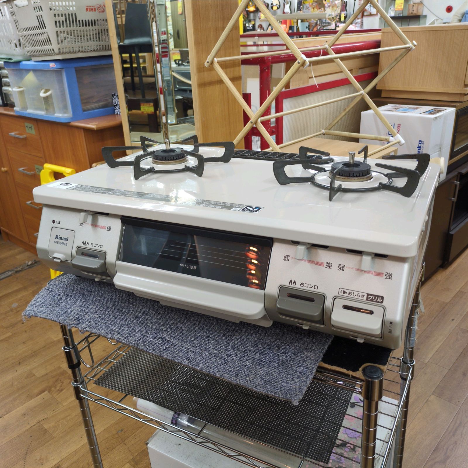 J306 ☆Rinnai☆都市ガスコンロ☆水無し片面焼きグリル - メルカリ 