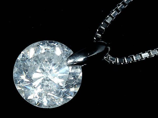 6RL15318SS 売り切り 仕上 RK宝石 ≪DIAMOND≫ 天然ダイヤモンド 特大1.141ct!! Pt900 Pt850 超 一粒ダイヤ ネックレス ダイヤ