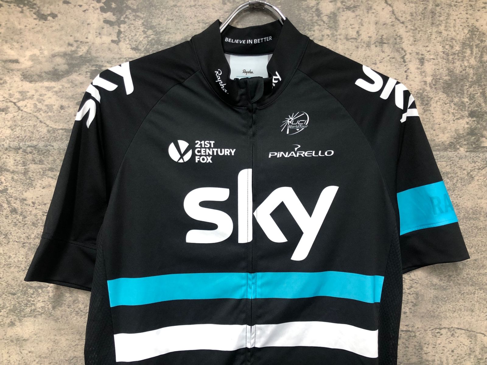 Rapha RCCサイクルジャージ 黒/ピンク　長袖 JF389 ラファ RAPHA 半袖サイクルジャージ MEN'S REPLICA JERSEY