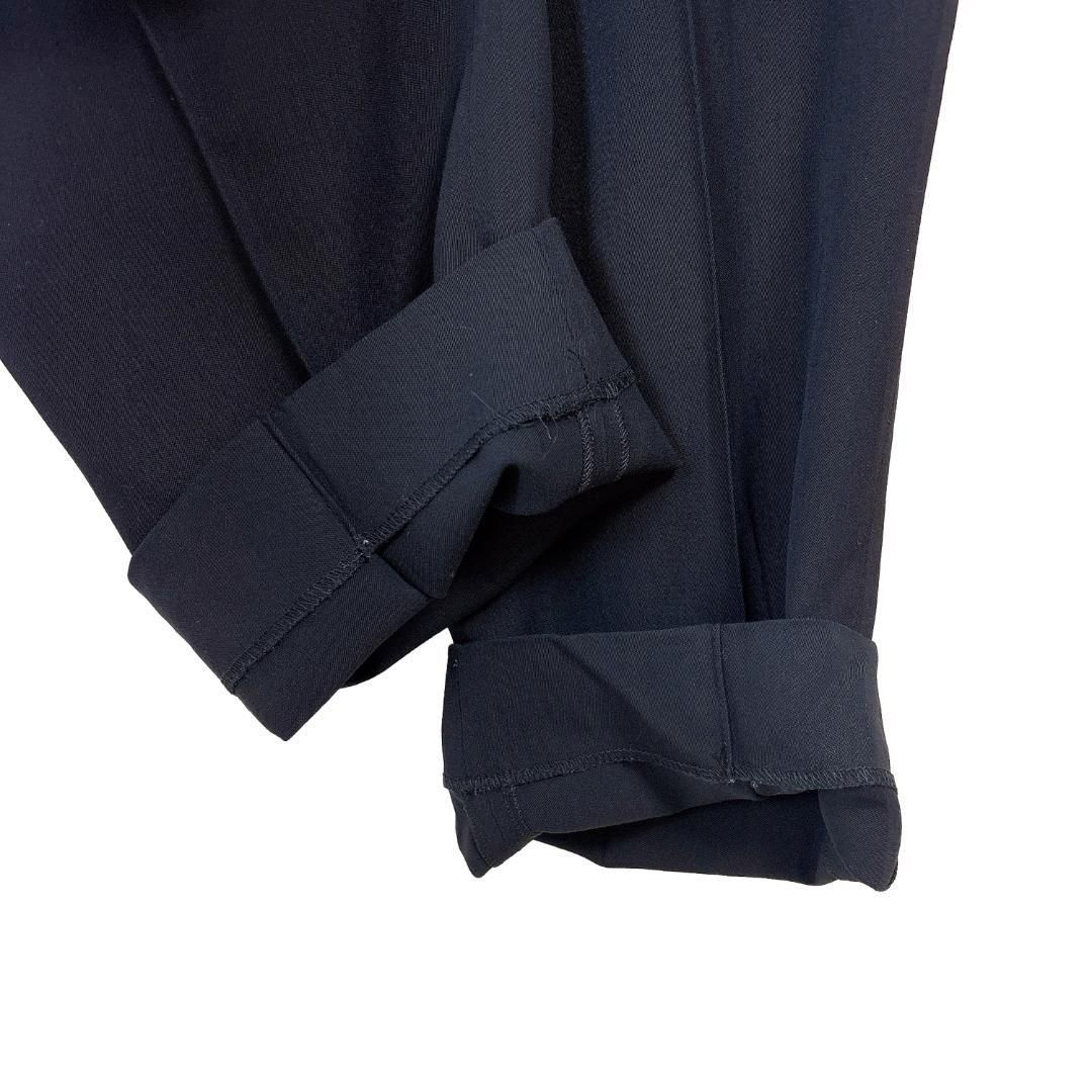 セリーヌ レディースパンツ センタープレス 36 無地 ブラック DECORATOM_COM_BR