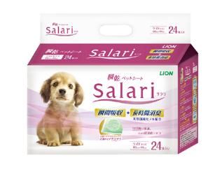 同梱不可 6個セット ライオンペット 瞬間ペットシート Salari ワイド 24枚
