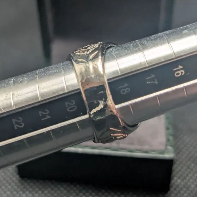 アメリカ空軍 ホワイトゴールドメッキ GP アーミー ミリタリーリング