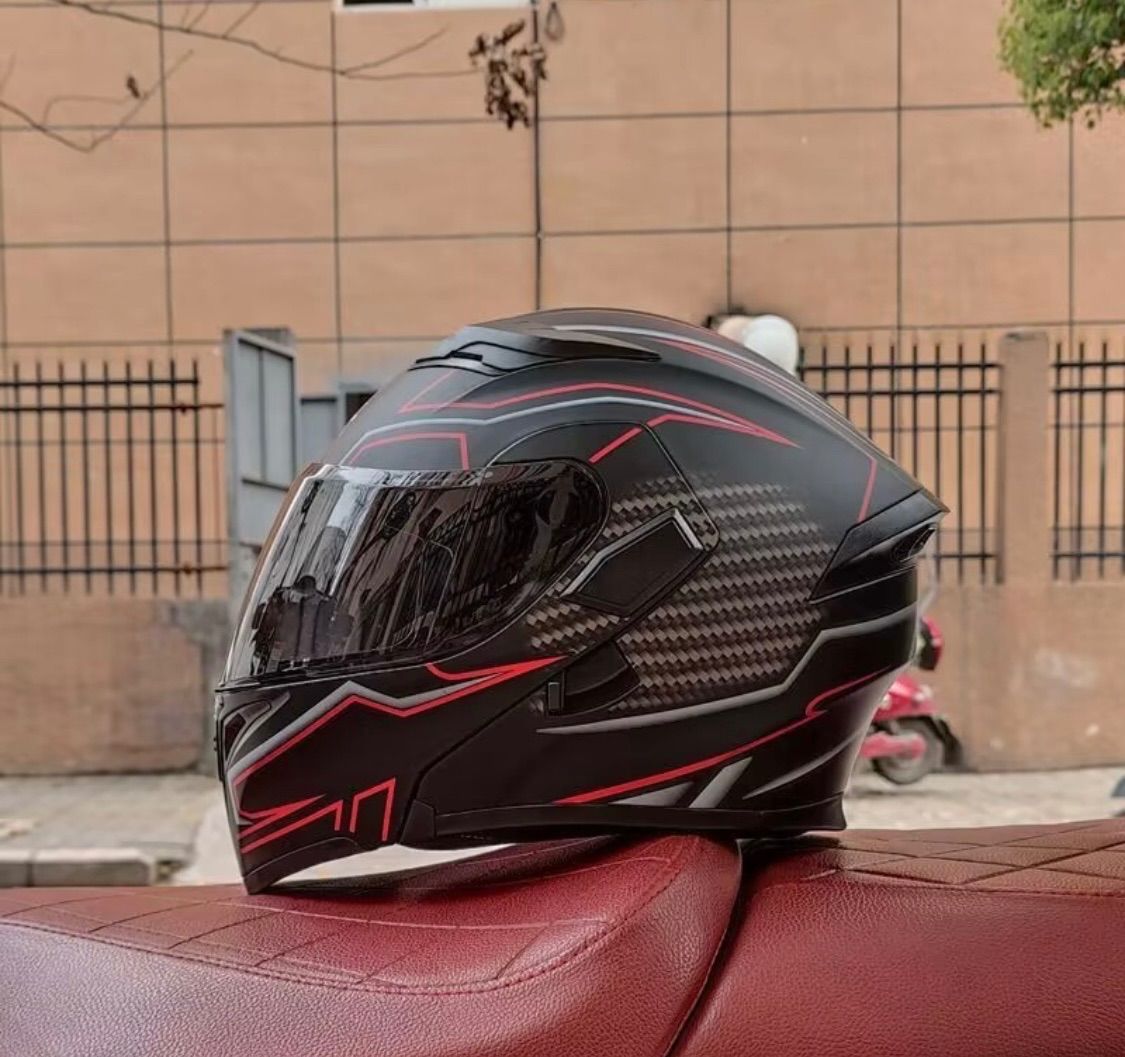 翌日発送】59-60cmフルフェイスヘルメットダブルレンズシステム