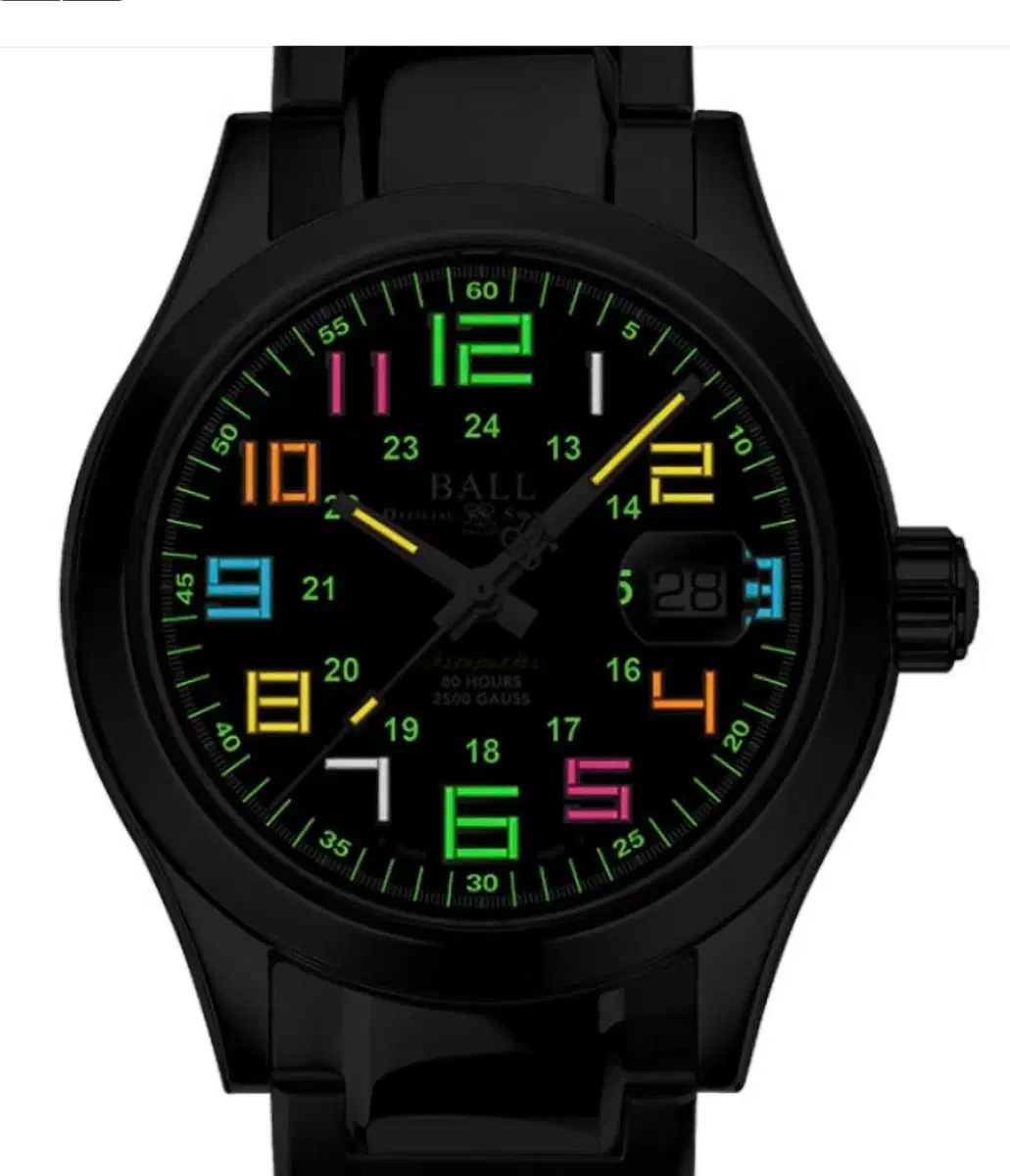 BALLWATCH ボールウォッチ エンジニア M 開拓者 ブラック 40 予め オートマティック クロノメーター 24 年