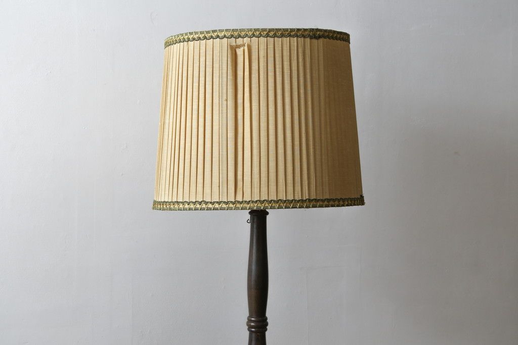 ☆事前問合せ必須☆ フロアスタンド 和製ビンテージ 大正ロマン 無垢材