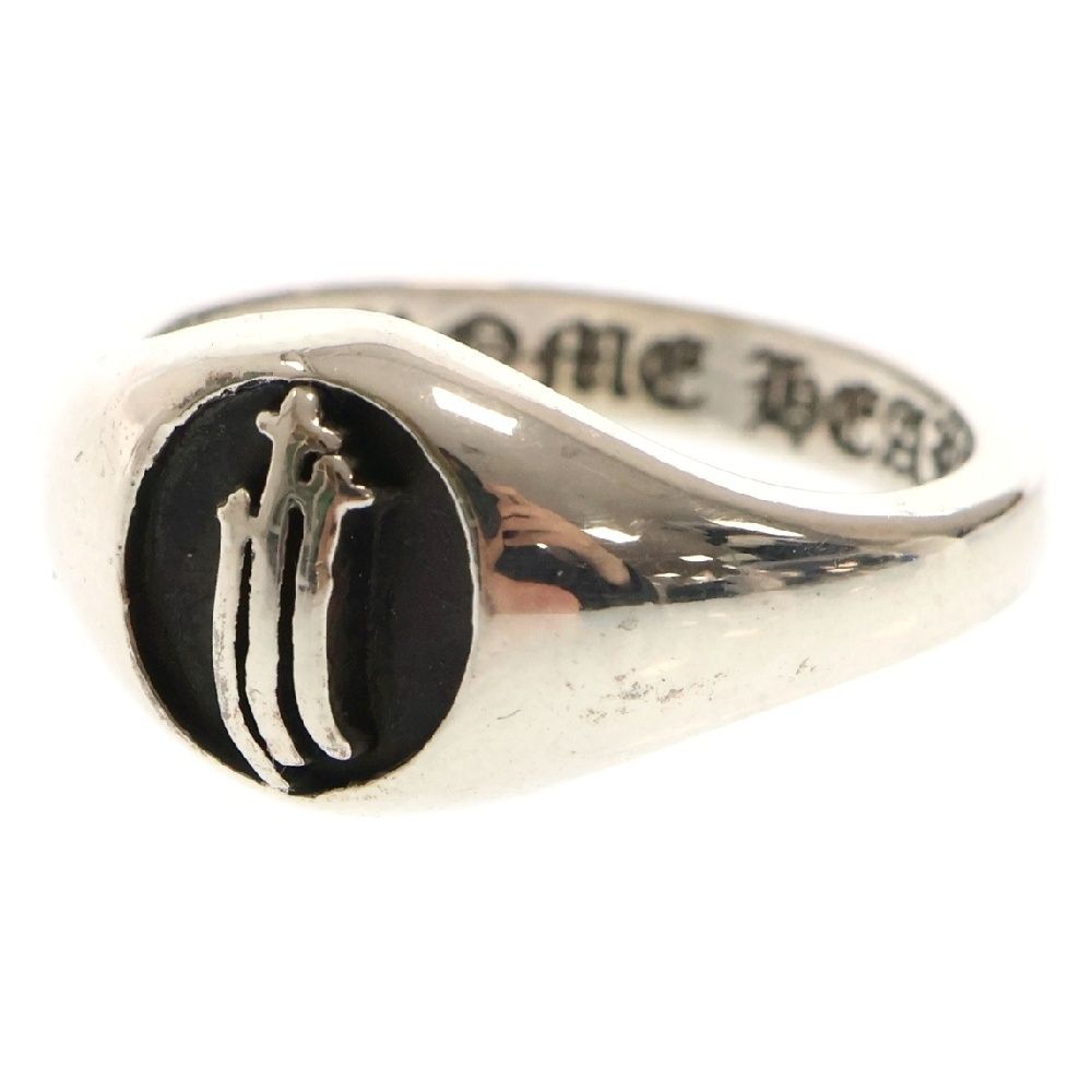 CHROME HEARTS クロムハーツ RS3 CROSS SIGNET RING シグネットリング シルバー
