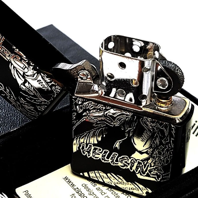 ZIPPO ライター ヘルシング 平野耕太 ジッポ マットブラック