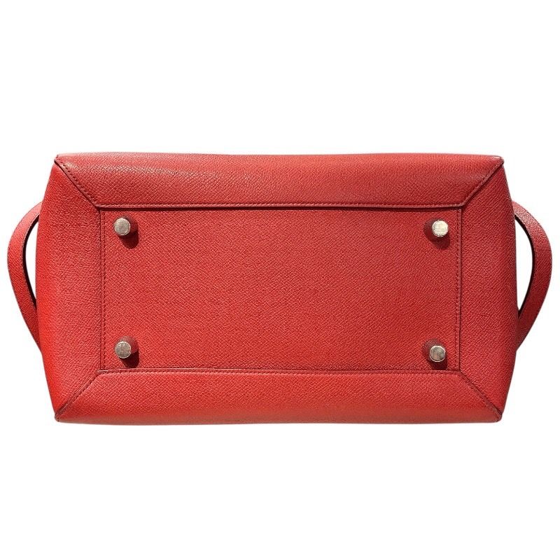 CELINE セリーヌ ベルトバッグ ショルダーバッグ　マイクロ レッド　美品 CELINE セリーヌ ベルトバッグ ピコ ショルダー マイクロ レッド