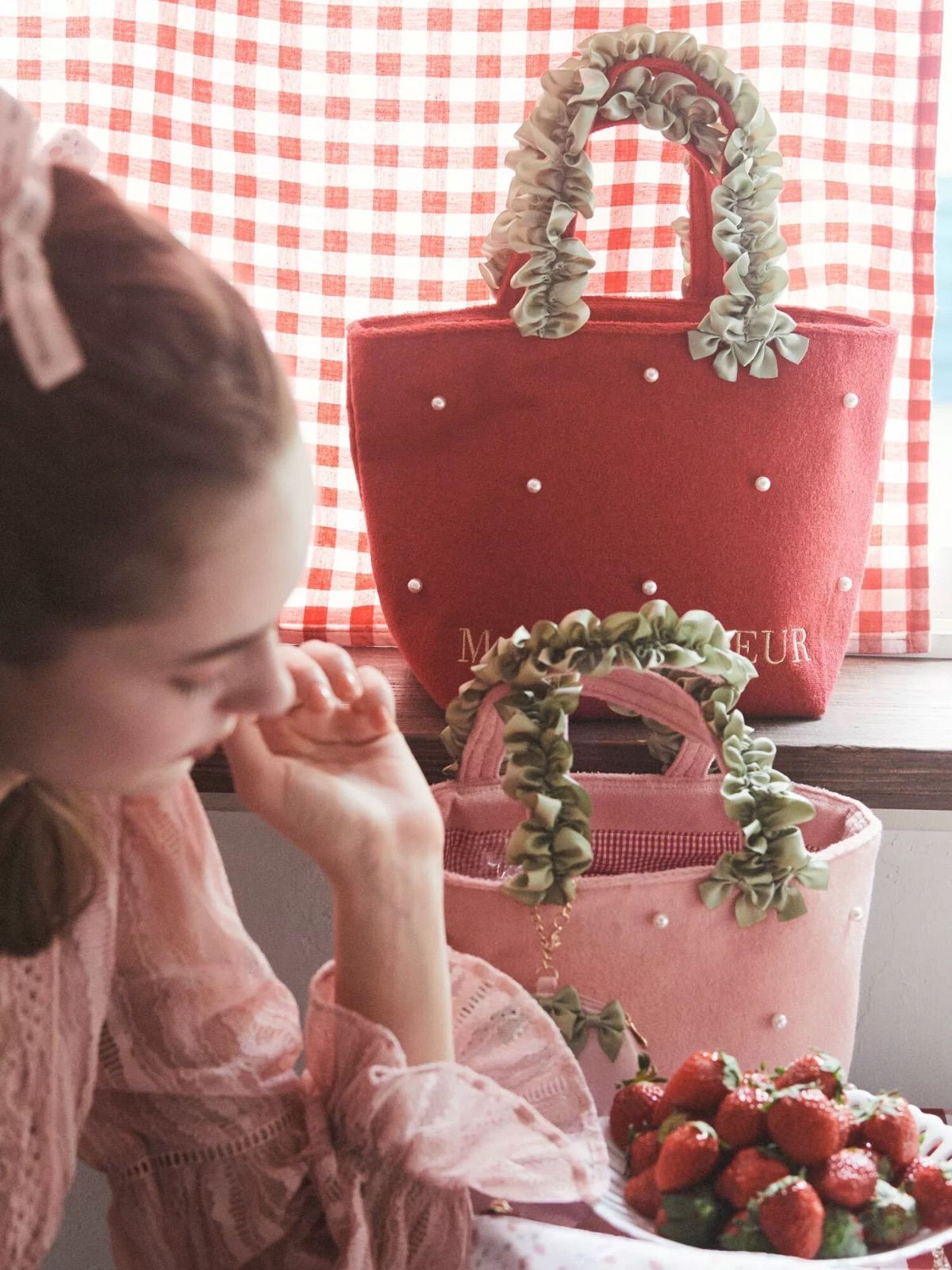 大人气】Maison de FLEUR メゾンドフルール Strawberry いちご